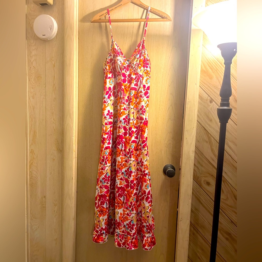 Shein silky long dress